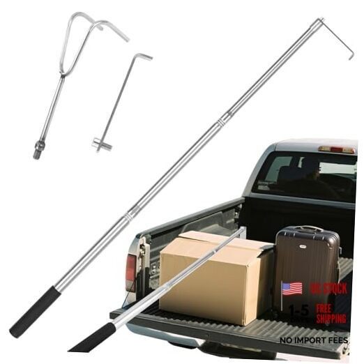 Bed Buddy Truck Tool – Adjustable 16-30 Inch Truck Cargo Double J-Hook Set