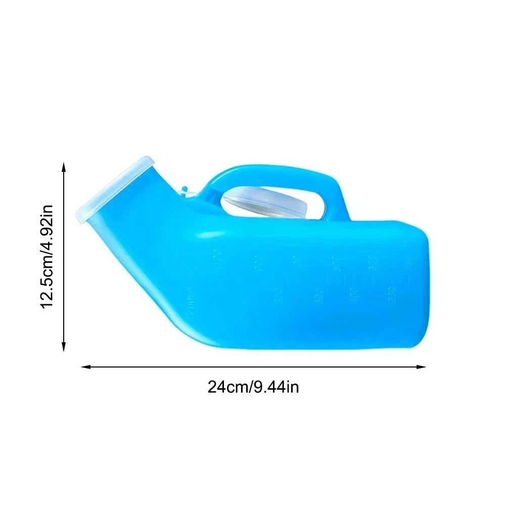 1PCS 1200ML Portable Urinal for Men Spill Proof Urine Bottle Leak Resistant