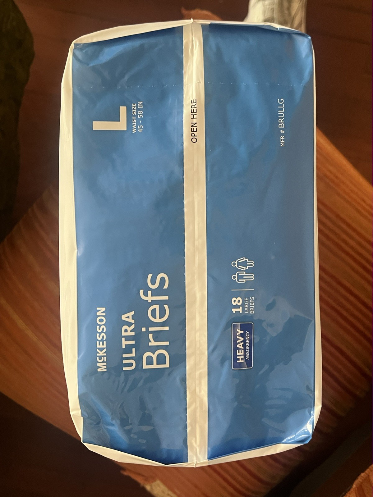 48 CT MCKESSON ULTRA BRIEFS LARGE 45″-58” INCONTINENCE HEAVY ABSORB FREE SHIP