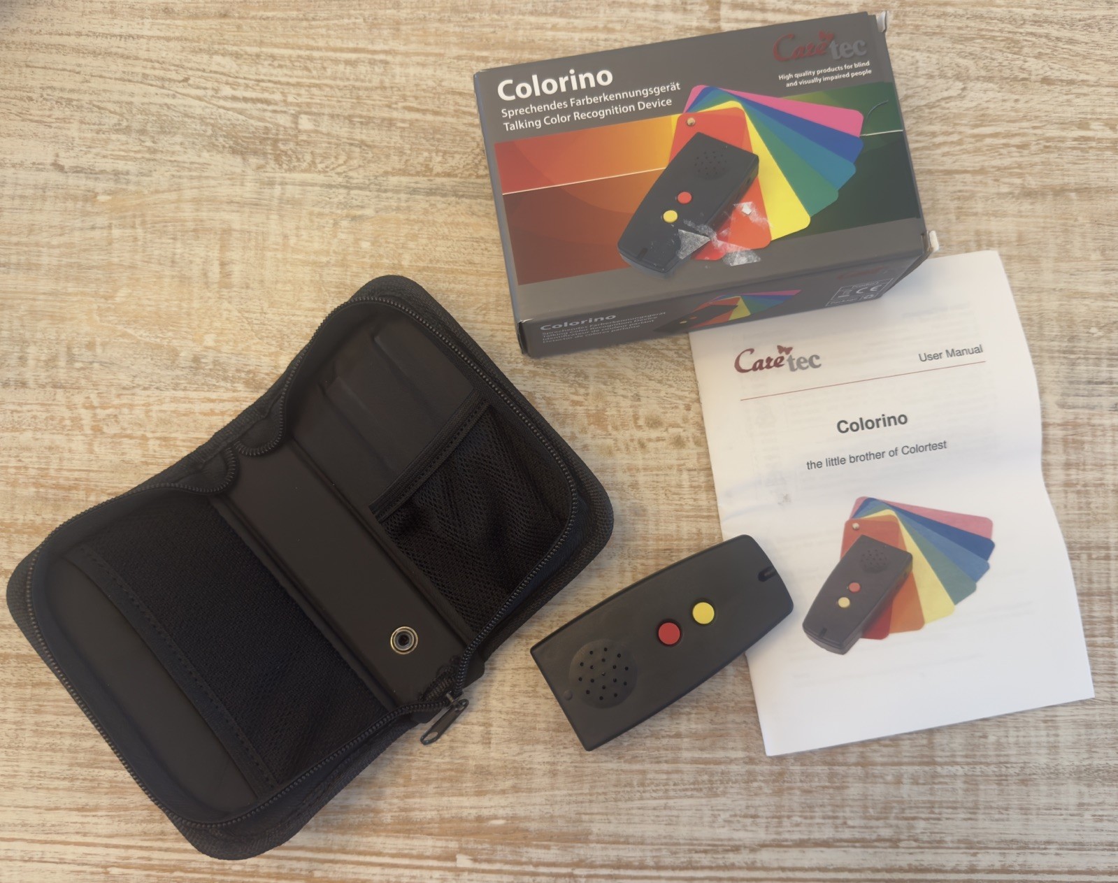 Caretec Colorino Talking Color Recognition Device For Visually Impaired
