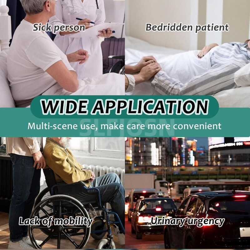 Wearable Urine Collector Collection Bags Breathable Cotton Pants Leak Proof Anti