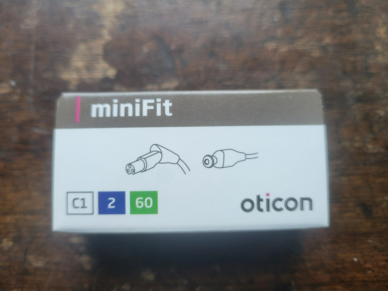 Oticon miniFit C1 Speaker Unit Size 2 Left 60db Brand New Sealed