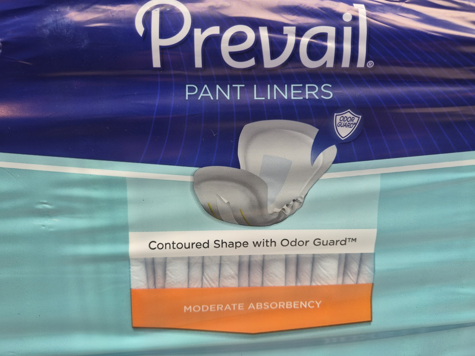 2 Packs Prevail Incontinence Liner 28″ Large Plus Pant Liner (32 pieces total)