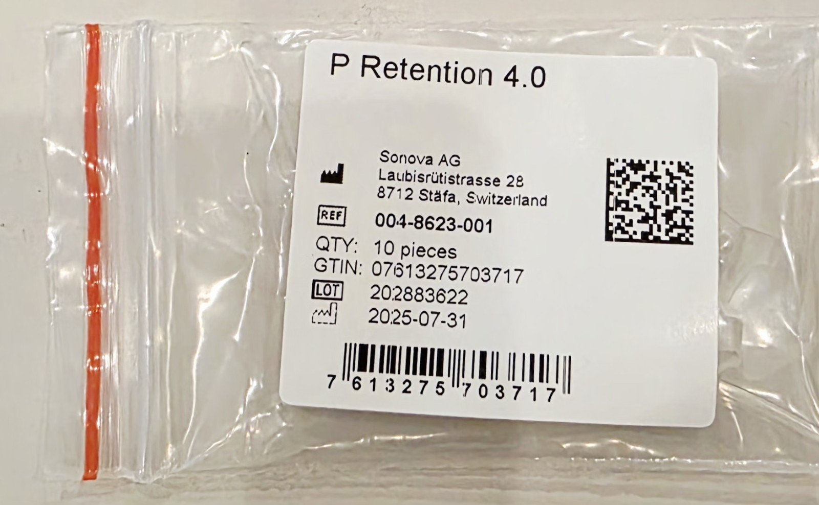 10 New Phonak Sonova AG (P Retention 4.0) Receiver Sport Lock Grip 10/pak USA