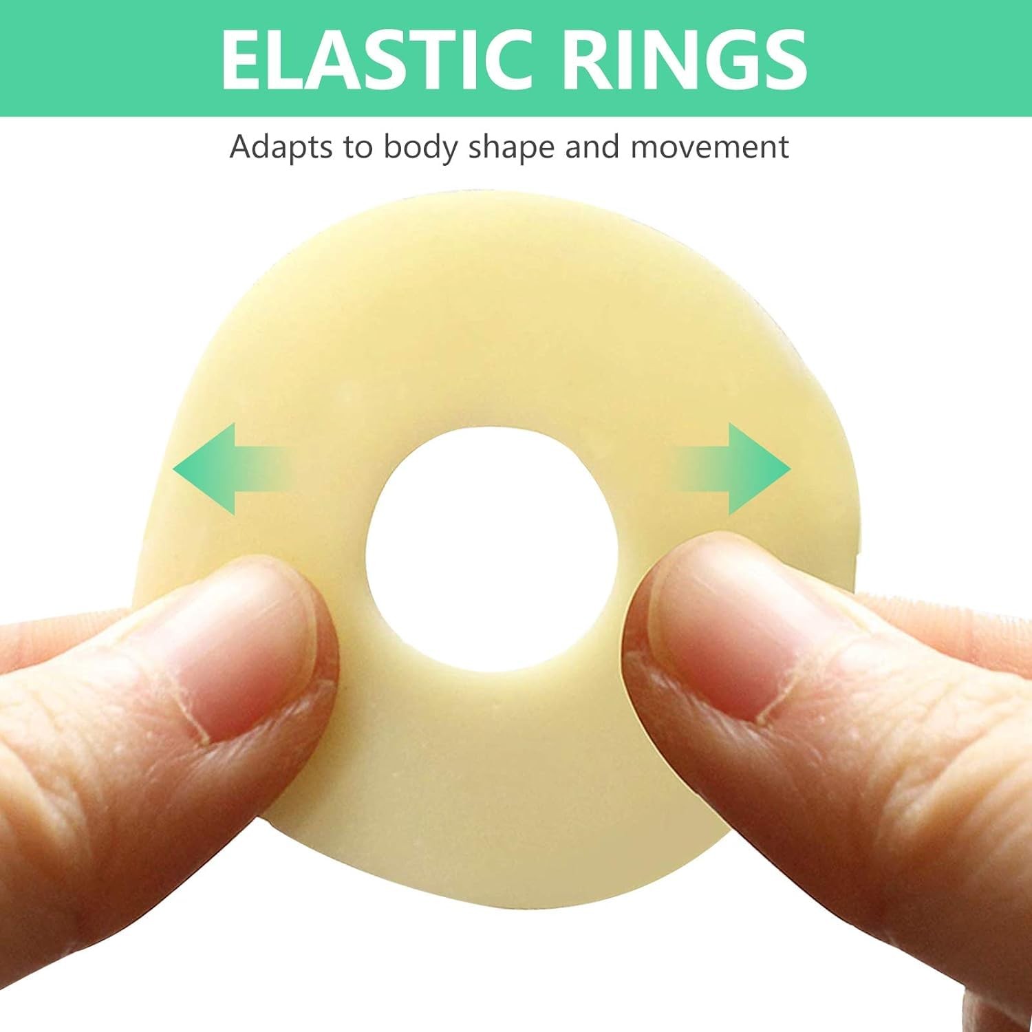 10pcs Ostomy Barrier Ring Moldable Ostomy Rings 45mm 4mm Thickness Diameter No L