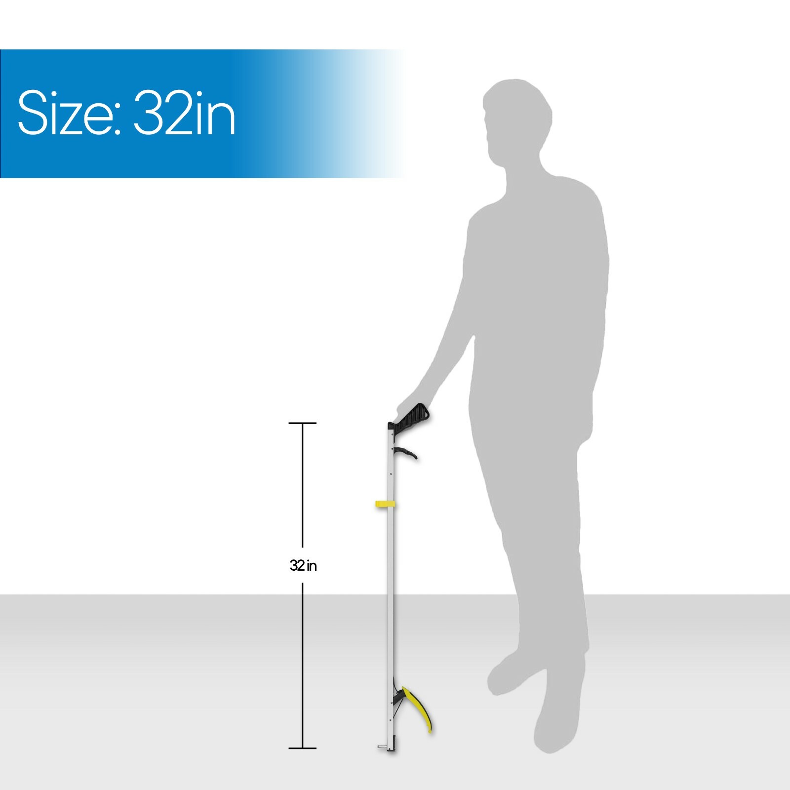 RMS Featherweight® Grabber Tool Reacher Reaching Aid 2-Pack 32″ or 26″ in Length