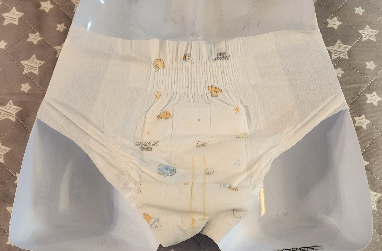 Pack Of 4 6xl & 5xl Baby Style Diaper Largest Baby Diaper Teen Adult Size. ABDL