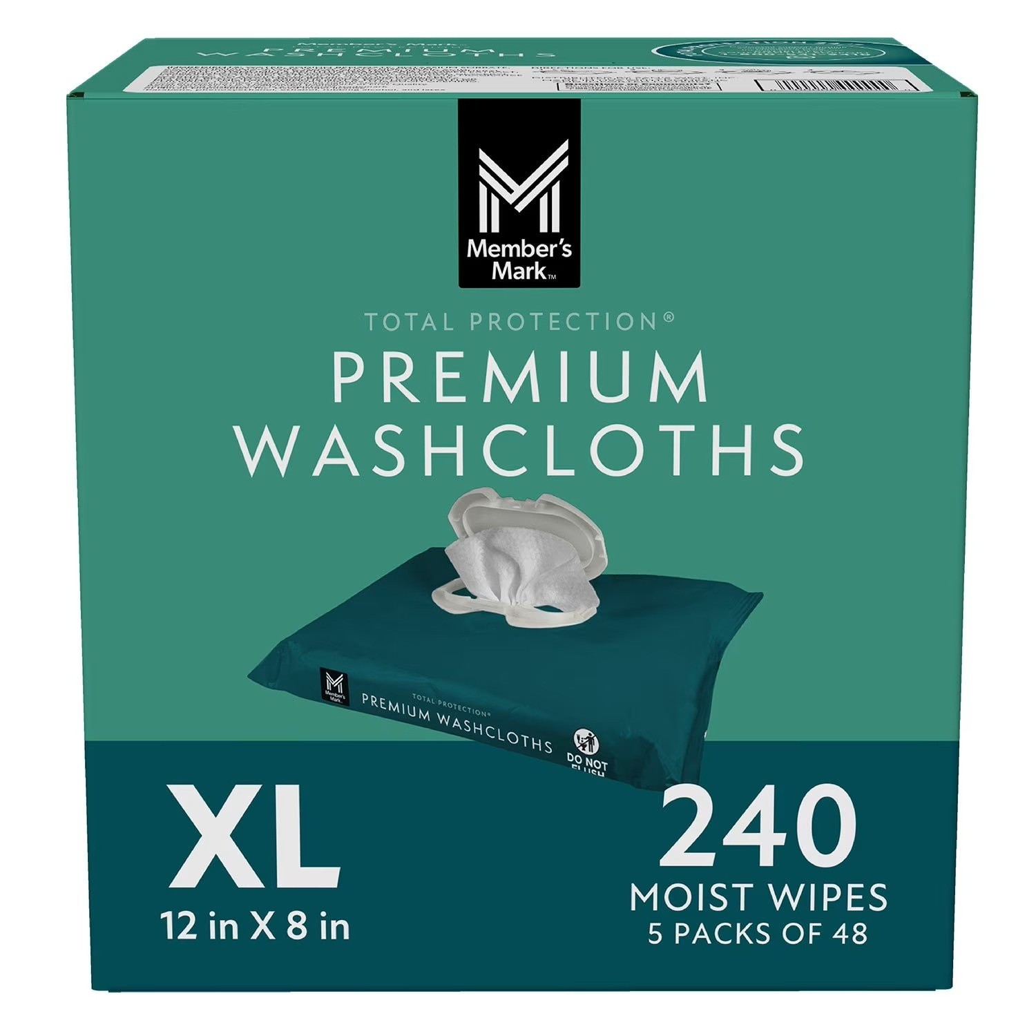 Member’s Mark Adult Washclothes , Moist Wipes 240 ct. Great Price Free Shipping