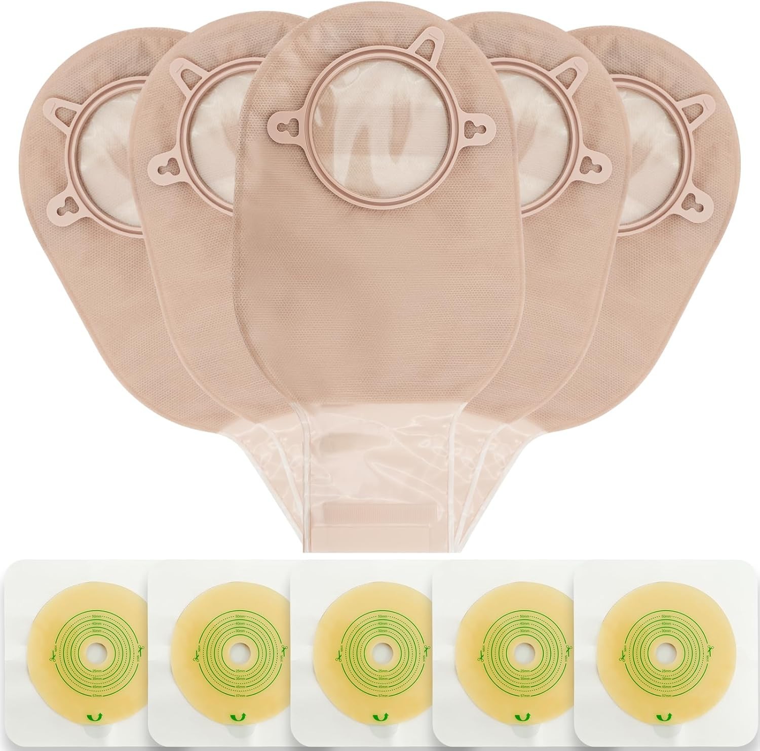Ostomy Supplies Kit, Colostomy Bags with Carbon Filter