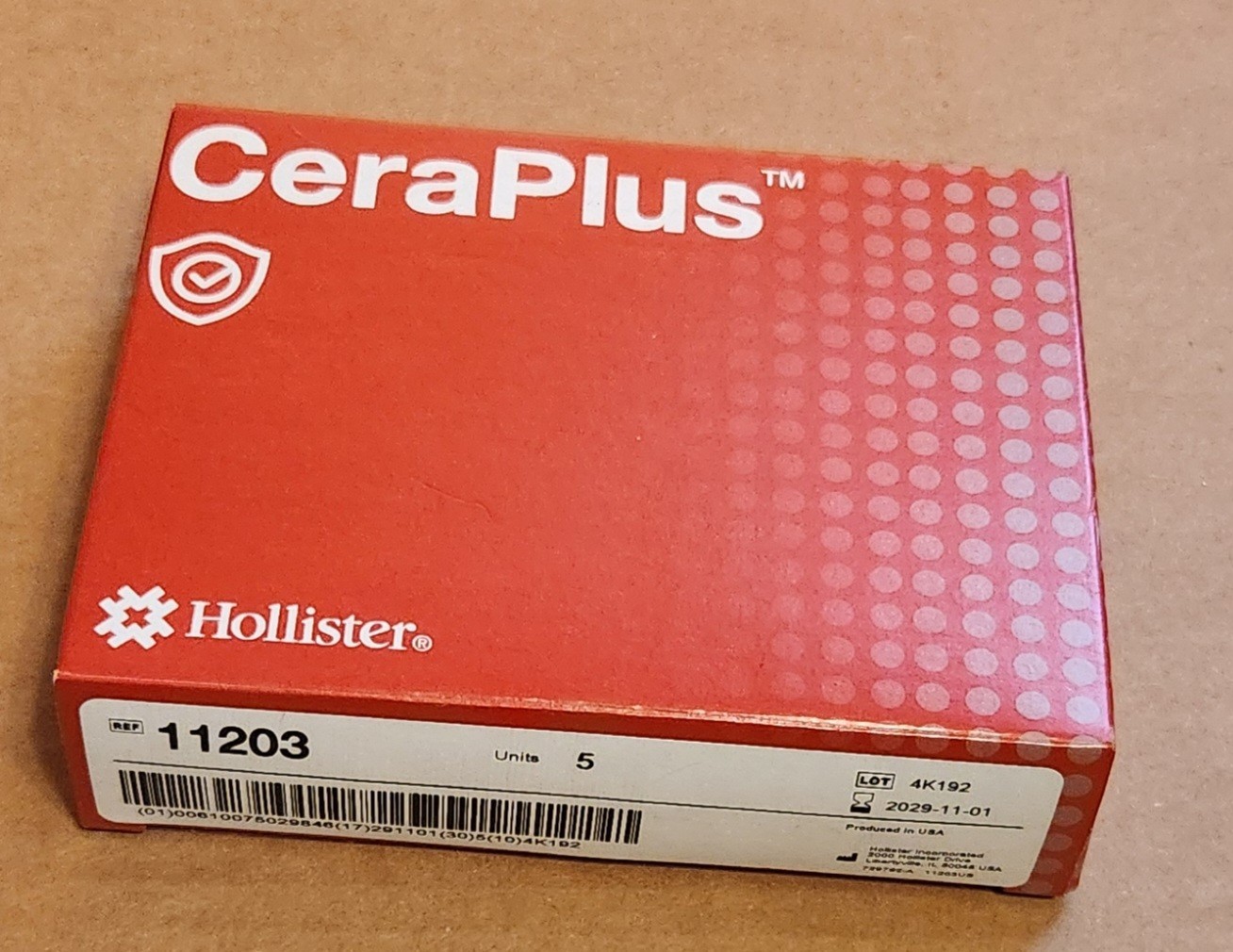 1 BOX Hollister 11203 New Image CERAPLUS Skin Barriers 2-1/4″ Flange Cut-to-Fit