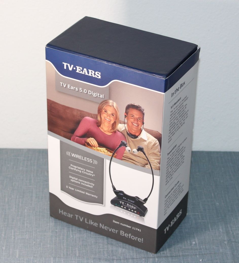 TV Ears version 5.0 Digital – Model: 11741 – Fast Priority Mail Shipping