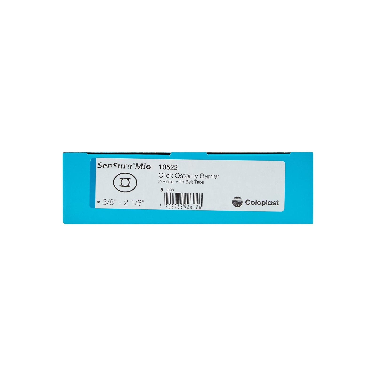 SenSura Mio Click Trim to Fit Ostomy Barrier Elastic Adhesive 60 mm Flange 5 …
