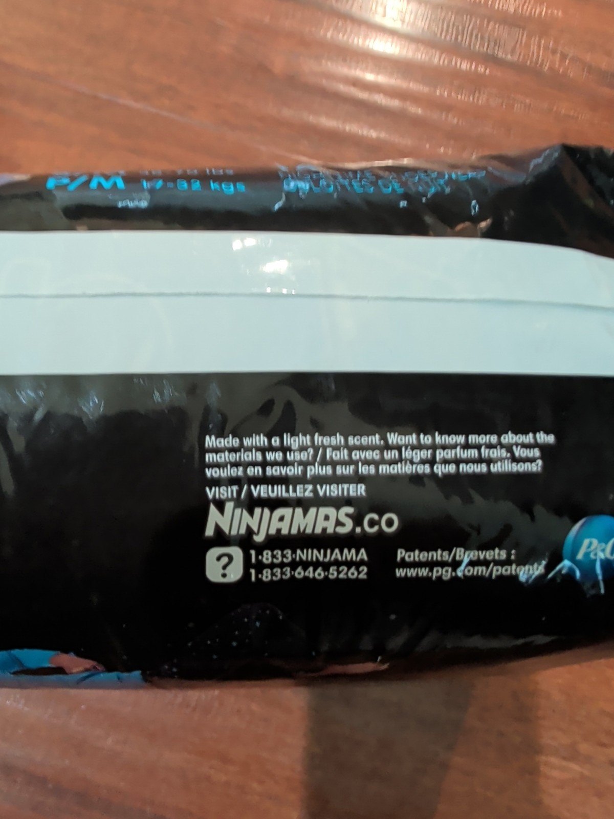Ninjamas Nighttime Bedwetting Underwear for Girls Size S/M 14 Count 38-65 Lb