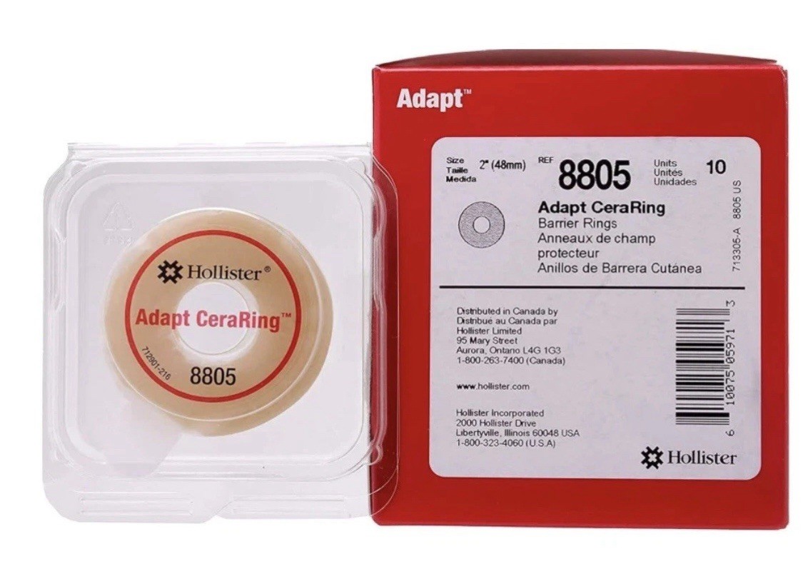10 Hollister Adapt 8805 Barrier Rings 1BX/10EA Exp 2027/11