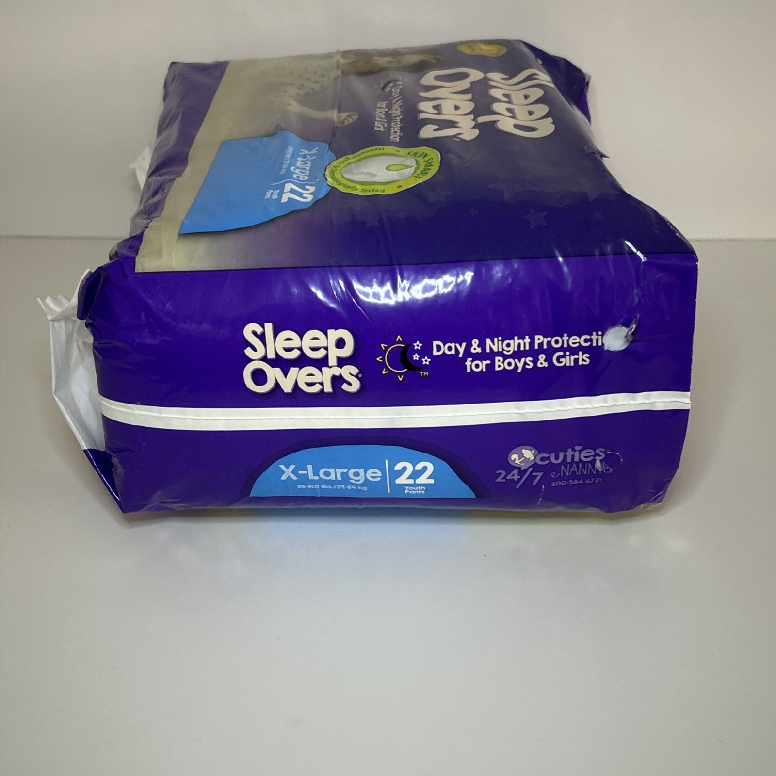 Sleep Overs Youth underwear 85-140 lbs X-Large 22 Pack NEW SEALED – Boy/Girl
