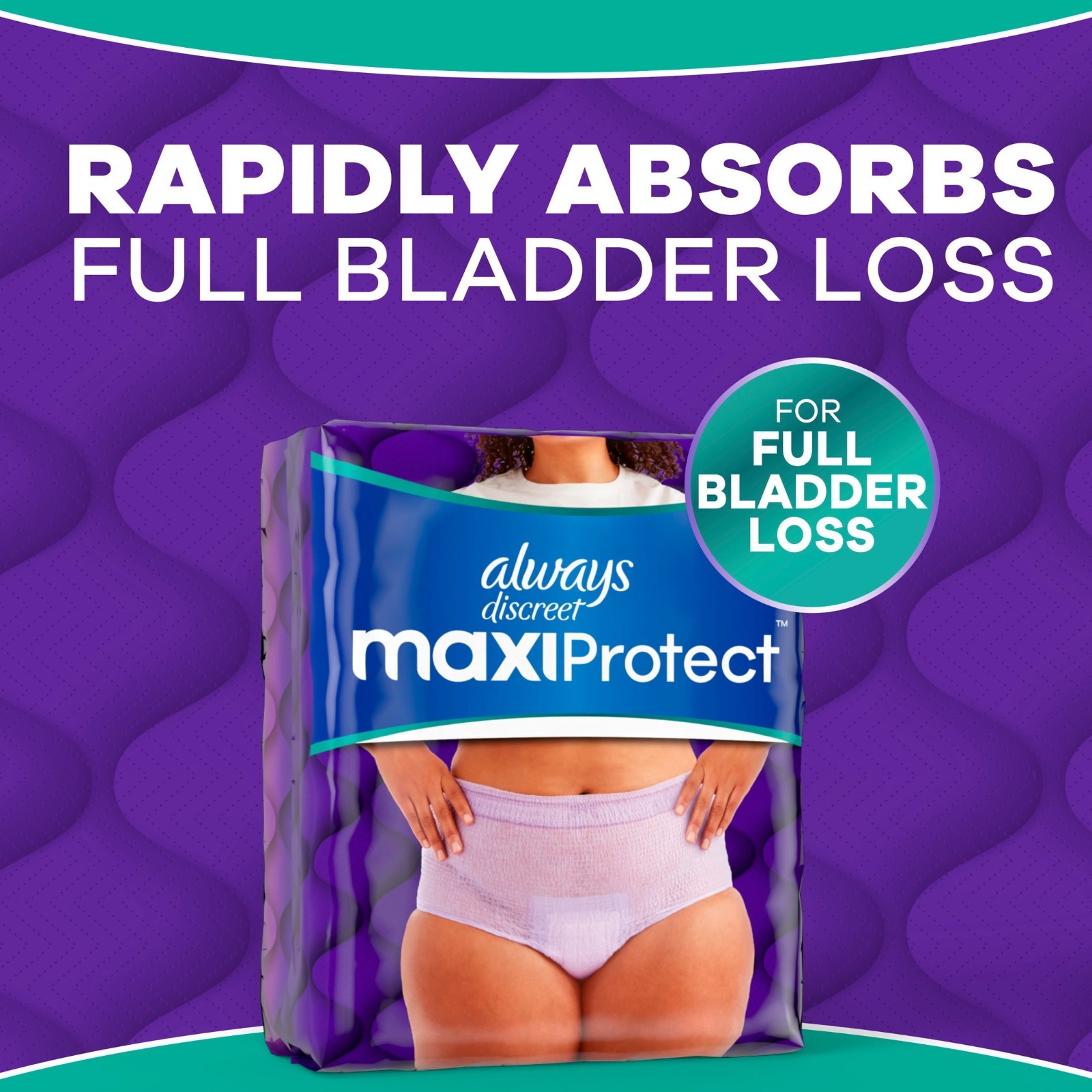 2 Pack Always Discreet Womens Incontinence Underwear S M 26 Count MaxiProtect