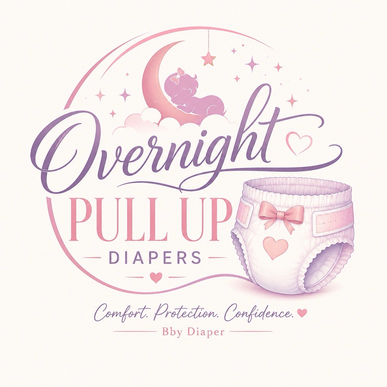 Because Overnight Absorbency Pull UPS Adult Multicolor Briefs Size Varies