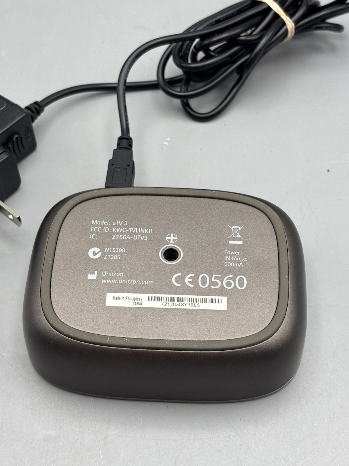 Unitron uTV3 Wireless TV Transmitter Dock Charging Base Only