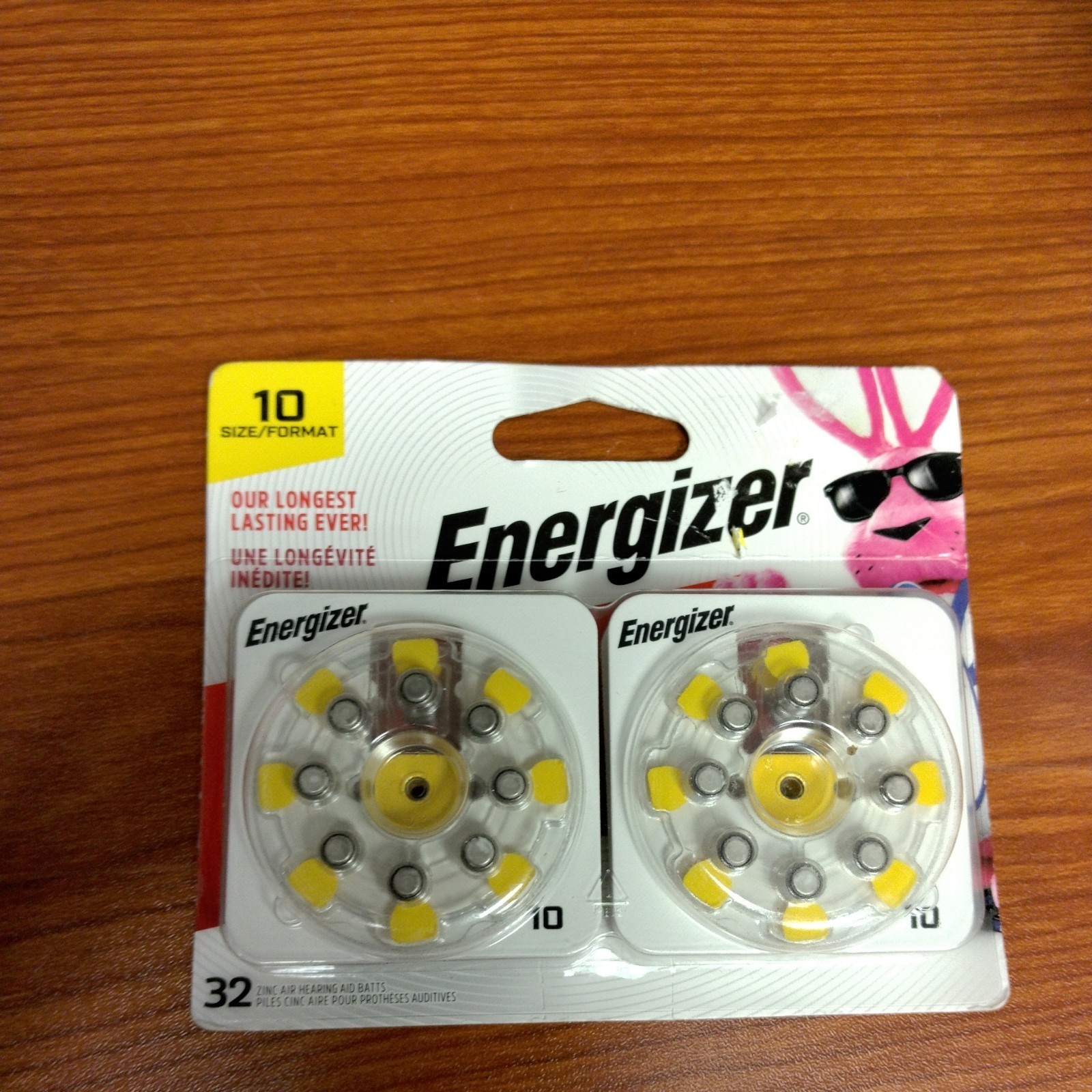 Energizer Size 10 Hearing Aid Batteries 32 Pack Zinc Air 1.45V Sealed Exp 08/25