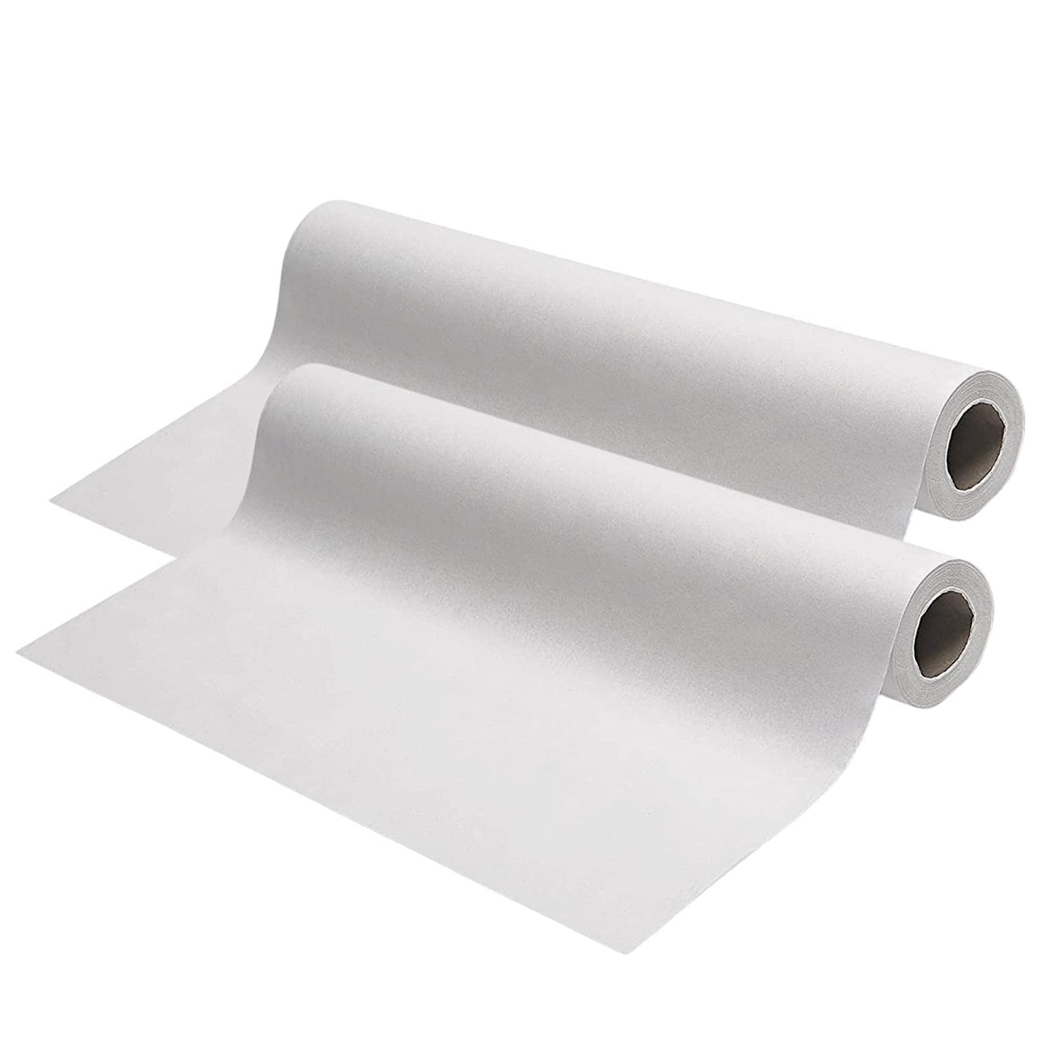 Exam Table Paper – 18”x125’ Disposable Standard White Crepe – Paper Rolls for S