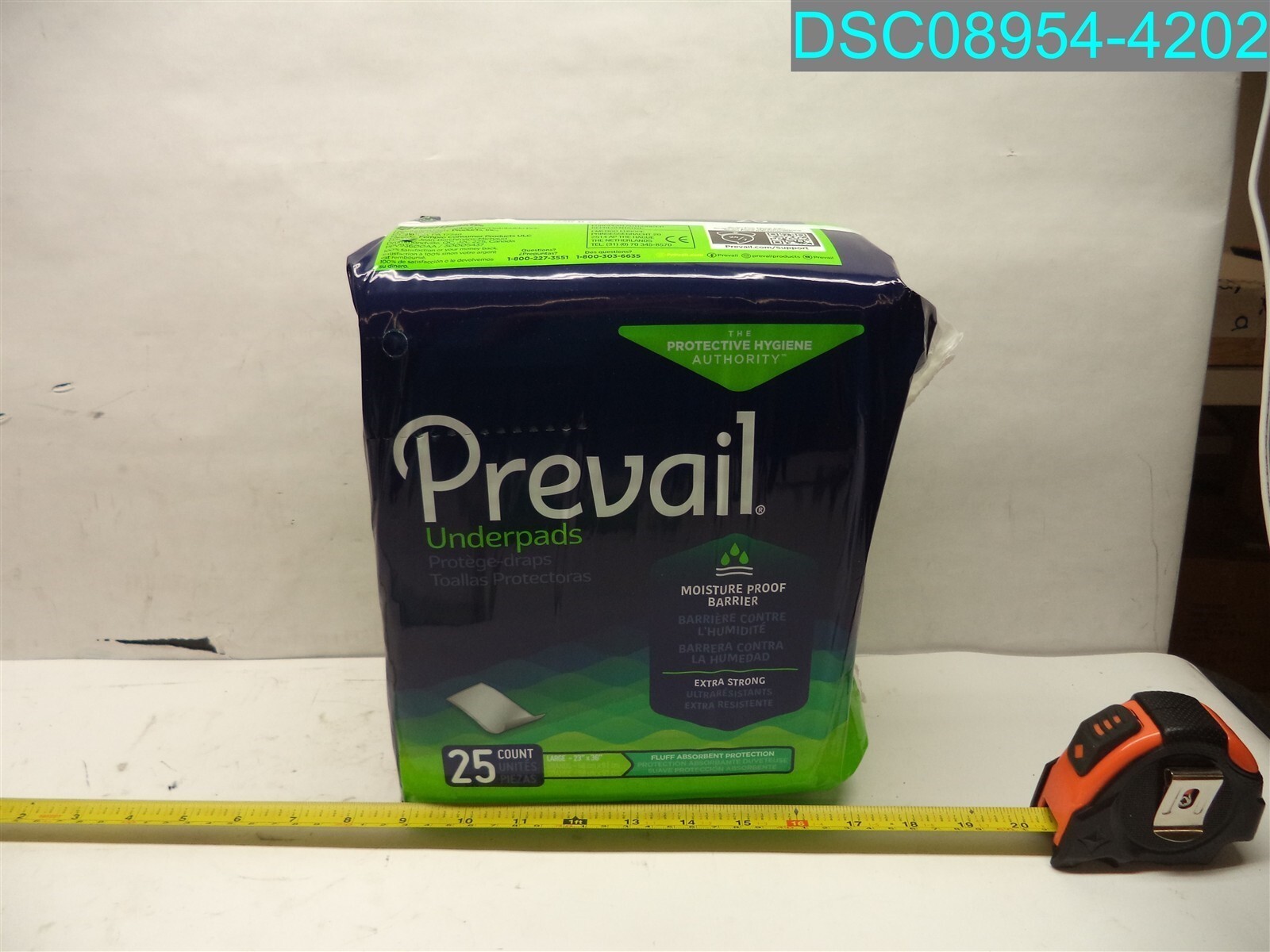 QTY=150: Prevail Total Care Disposable Underpads 23X36″ UP-150/1 090891949519