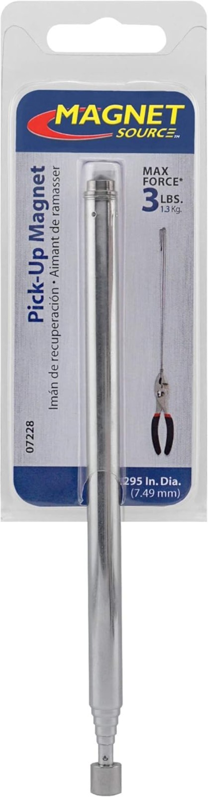 Lightweight 25” Durable Telescoping Magnetic Tool – Retrieve Small Metal Items