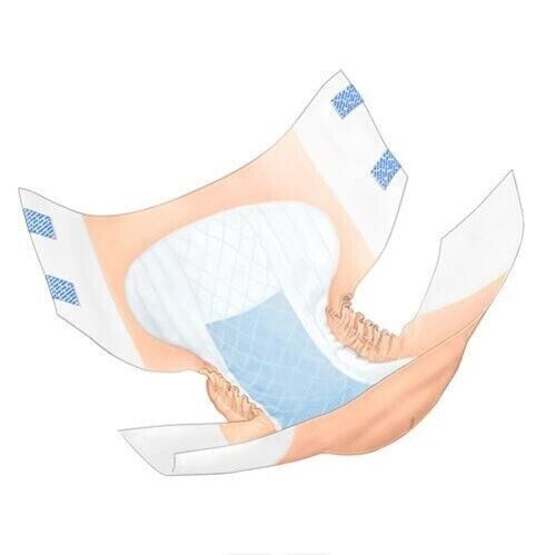 Covidien Wings Adult Briefs, Peach, Small (20″-31″) -12 PACK