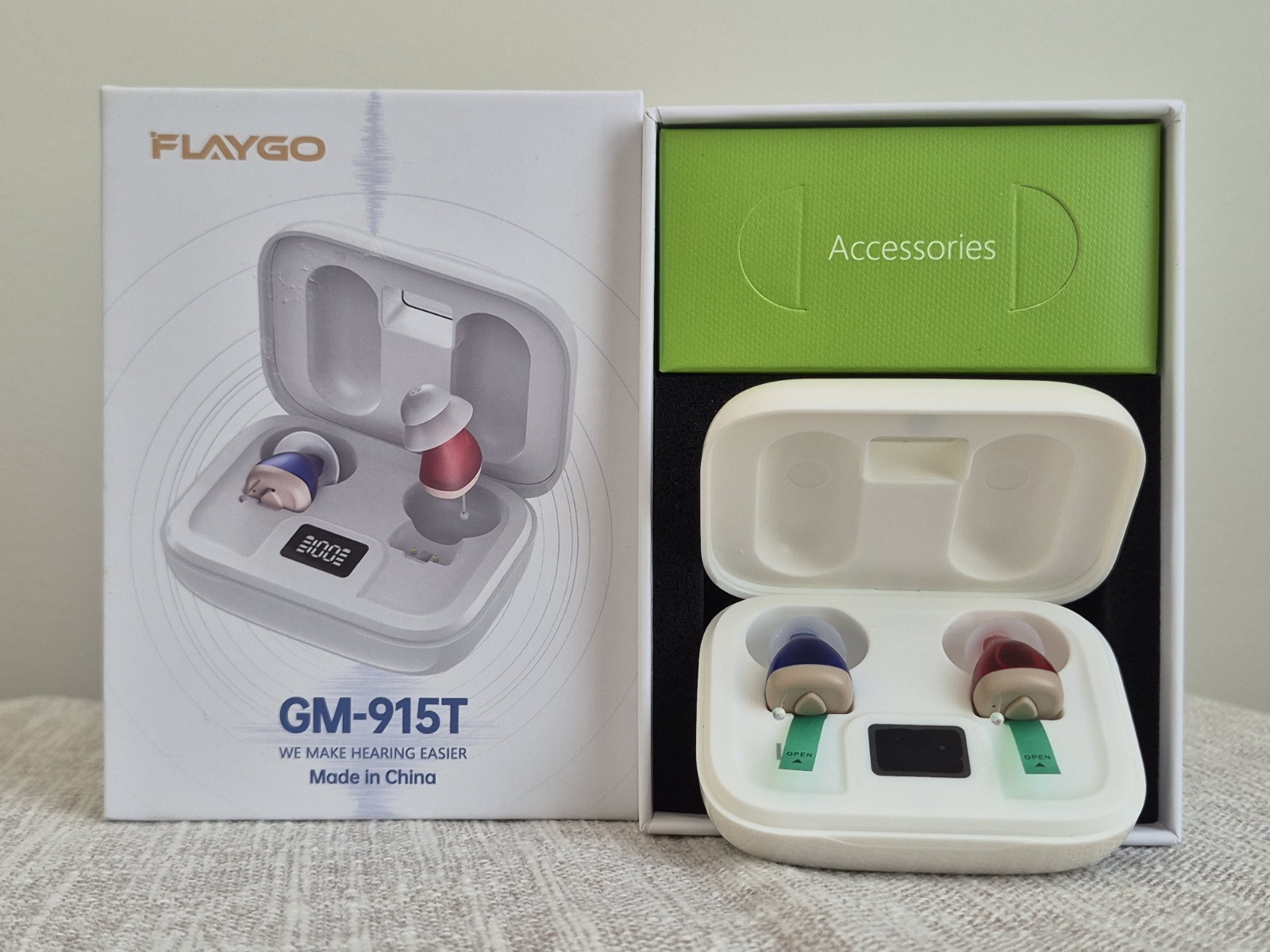 Flaygo GM-915T Rechargeable Hearing Aids