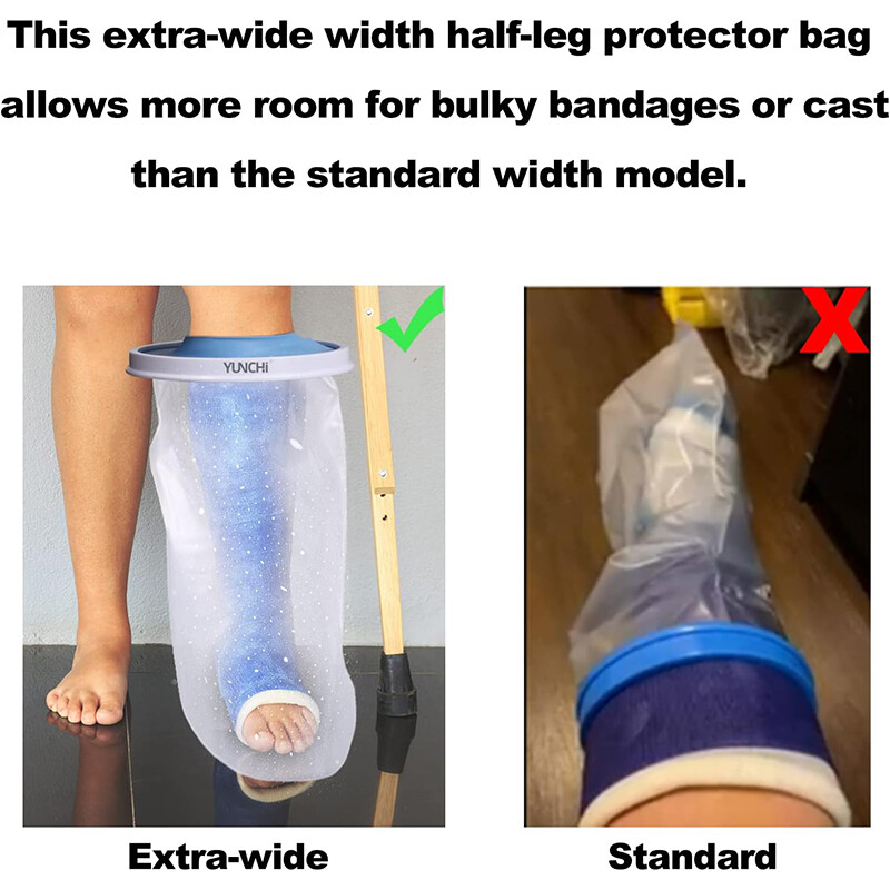 Adult Waterproof Foot Cover Bandage Plaster Protective Cover Extra Long 98cm US