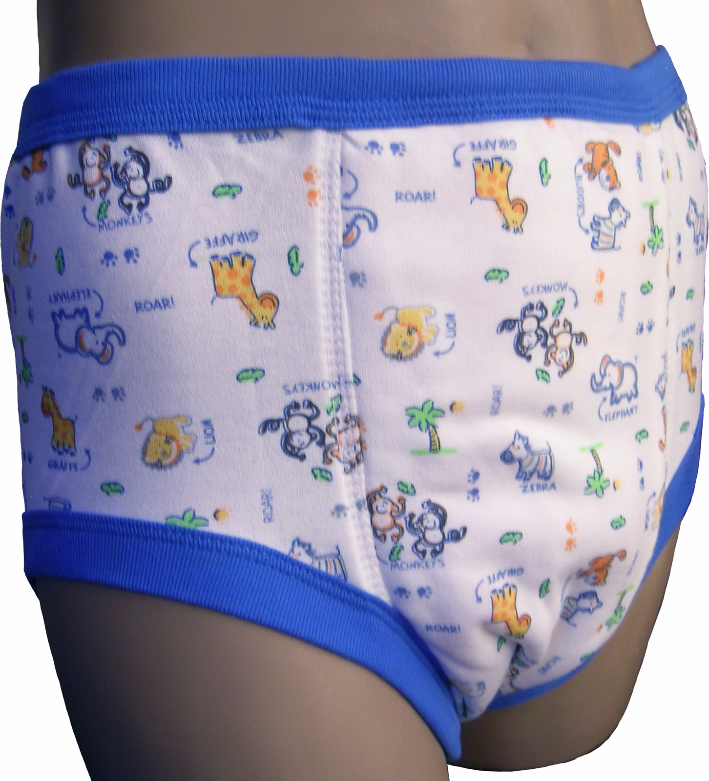 Adult Incontinent, Autistic Training Pants, JUNGLE