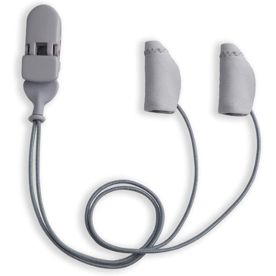 Ear Gear Micro Corded (Binaural) | Up to 1″ Hearing Aids | Grey