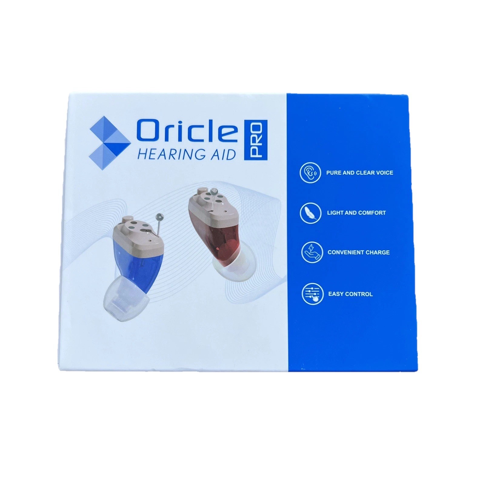 Oricle PRO Hearing Aid and Charging Case for Adult & Seniors NEW OPEN BOX