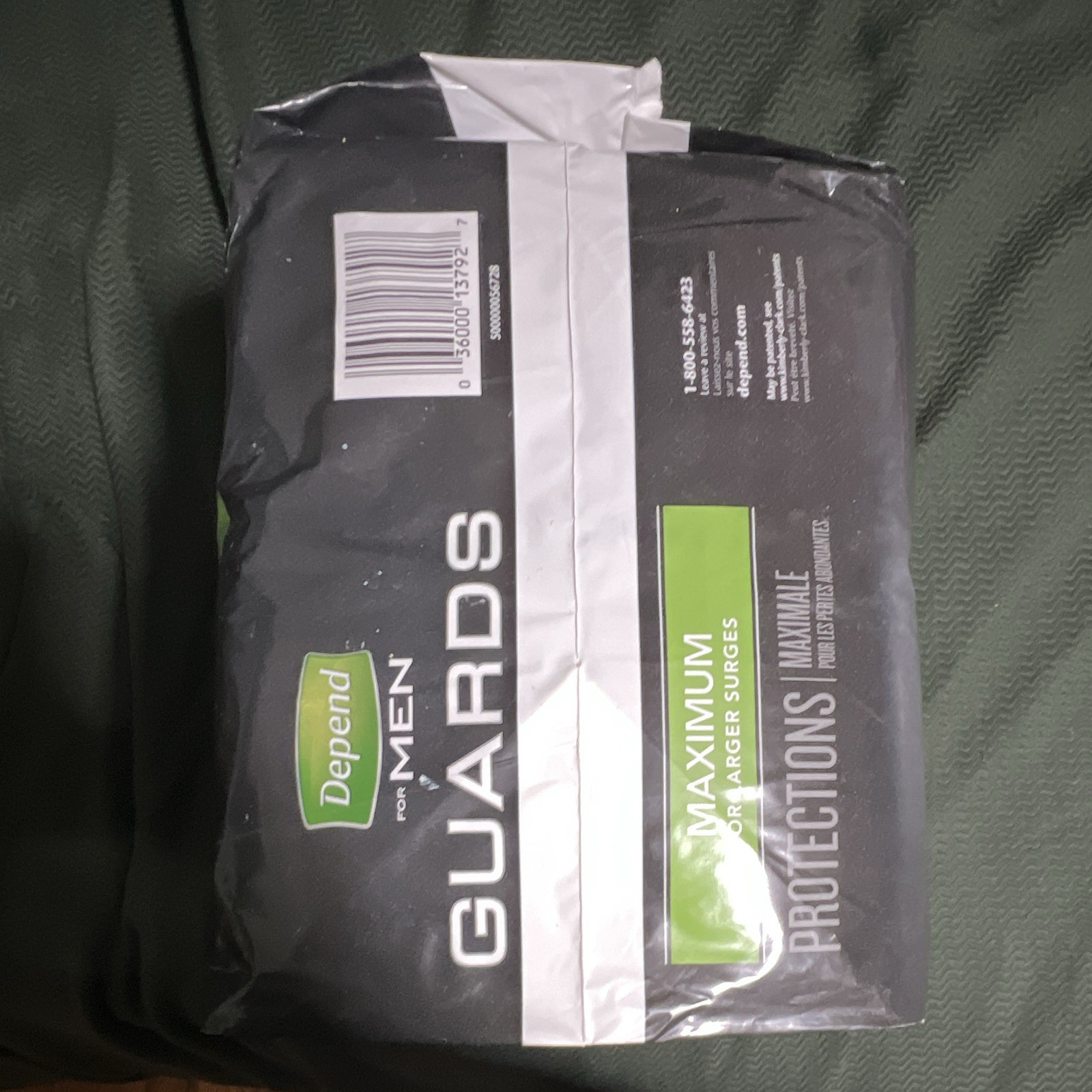 Depend for Men Guards Maximum Incontinence Pads, Individually Wrapped, 52 Ct