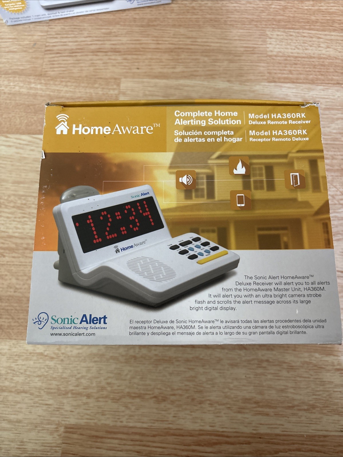 Sonic Alert Home Aware Model HA360RK Deluxe Remote Receiver