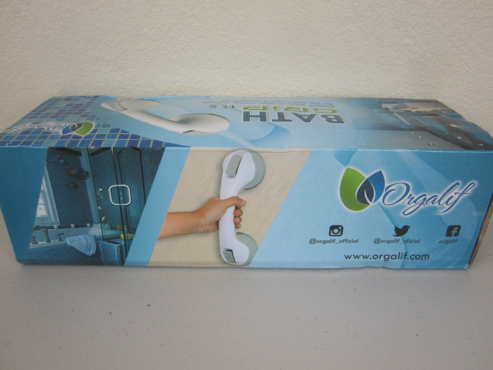 Orgalif 11.5″ Bath Grip Safety Handle Fof Bath & Household (Brand New)