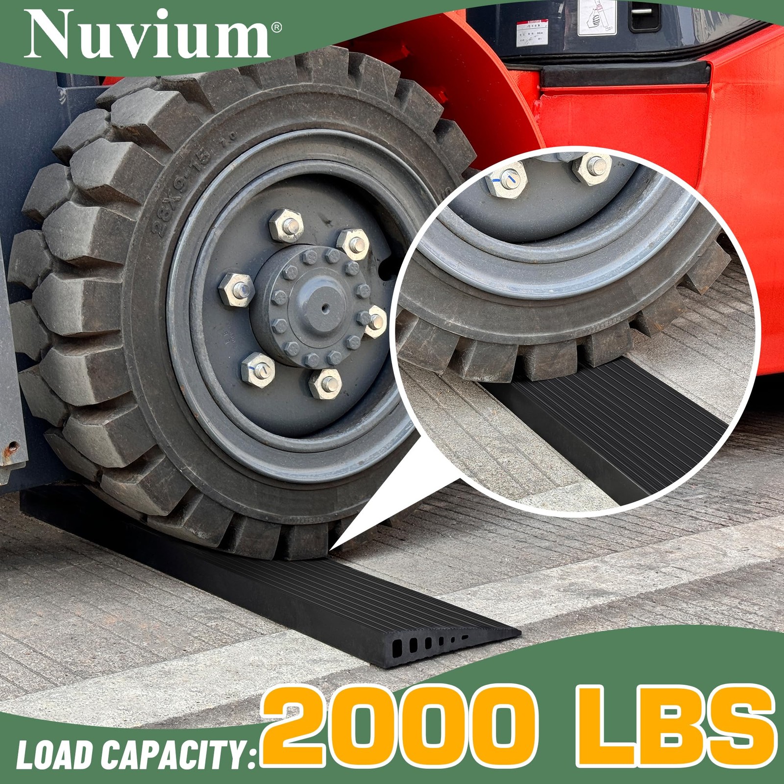 Nuvium 1 Rise Threshold Ramps For Doorways 2000 Lbs Load Capacity 35.5 Wide