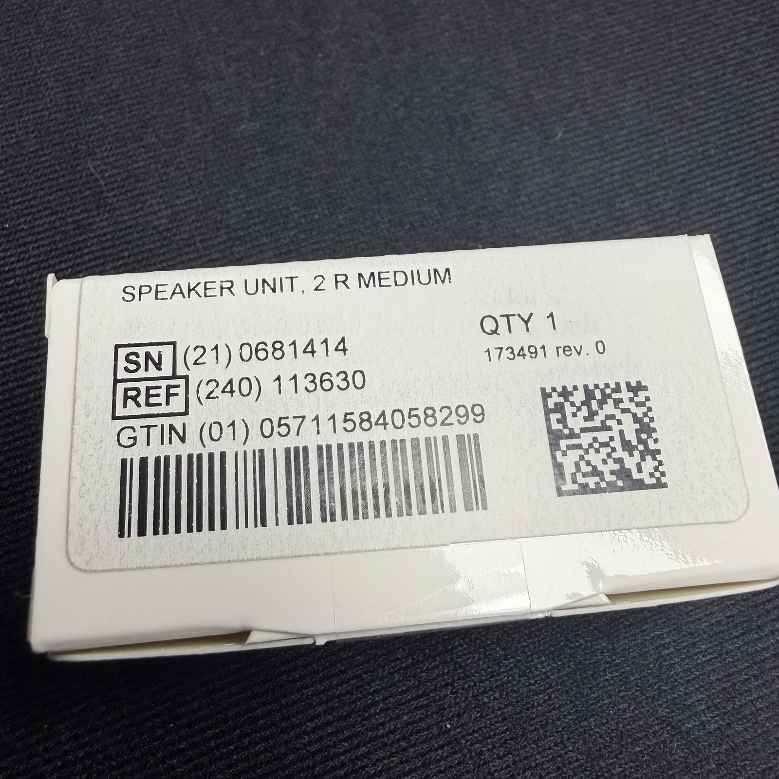 Bernafon Nano RITE Speaker Unit 2R Medium REF 113630