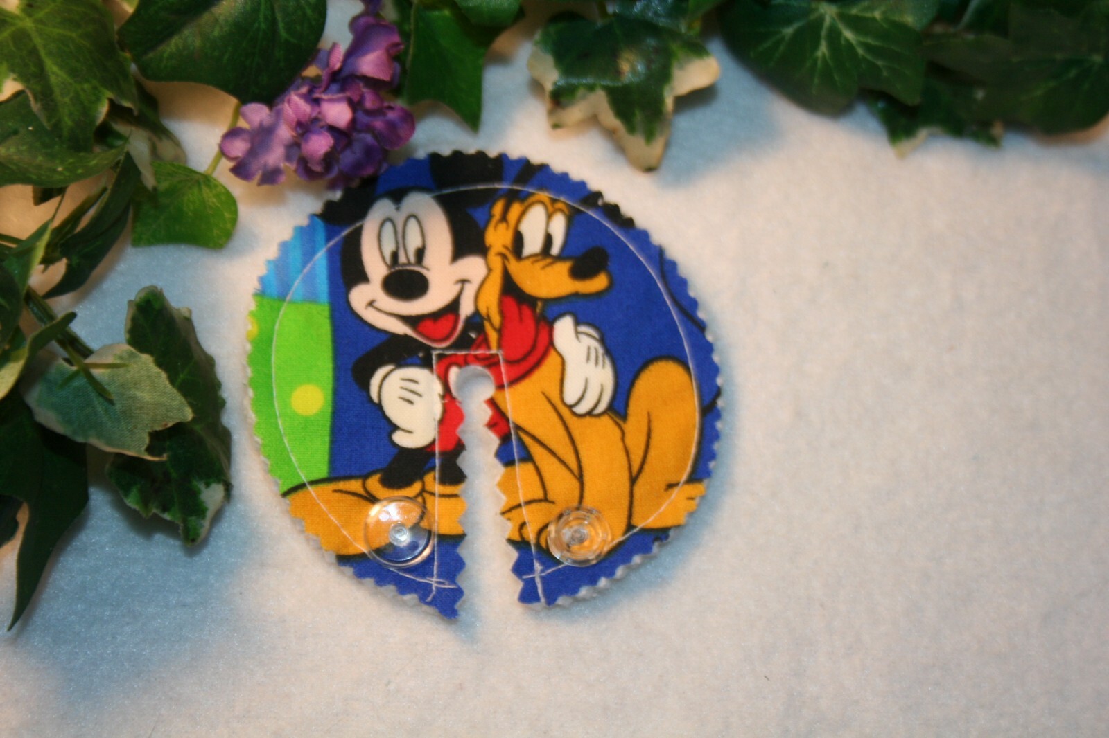 3.25 Inch Pads G-tube pads. Mickey and Pluto Set of 5