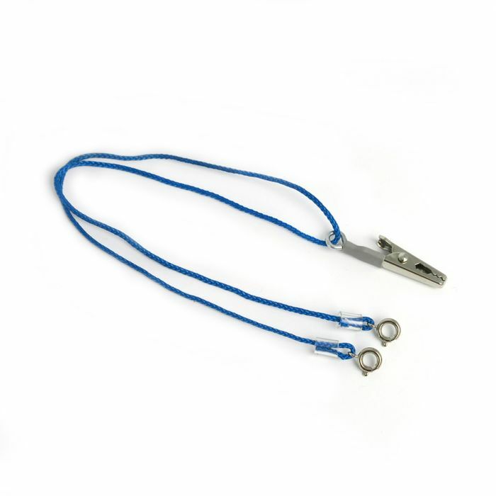 ITE Binaural OtoClip 55322, Blue Nylon Cord for Hearing Aids ***USA Seller***
