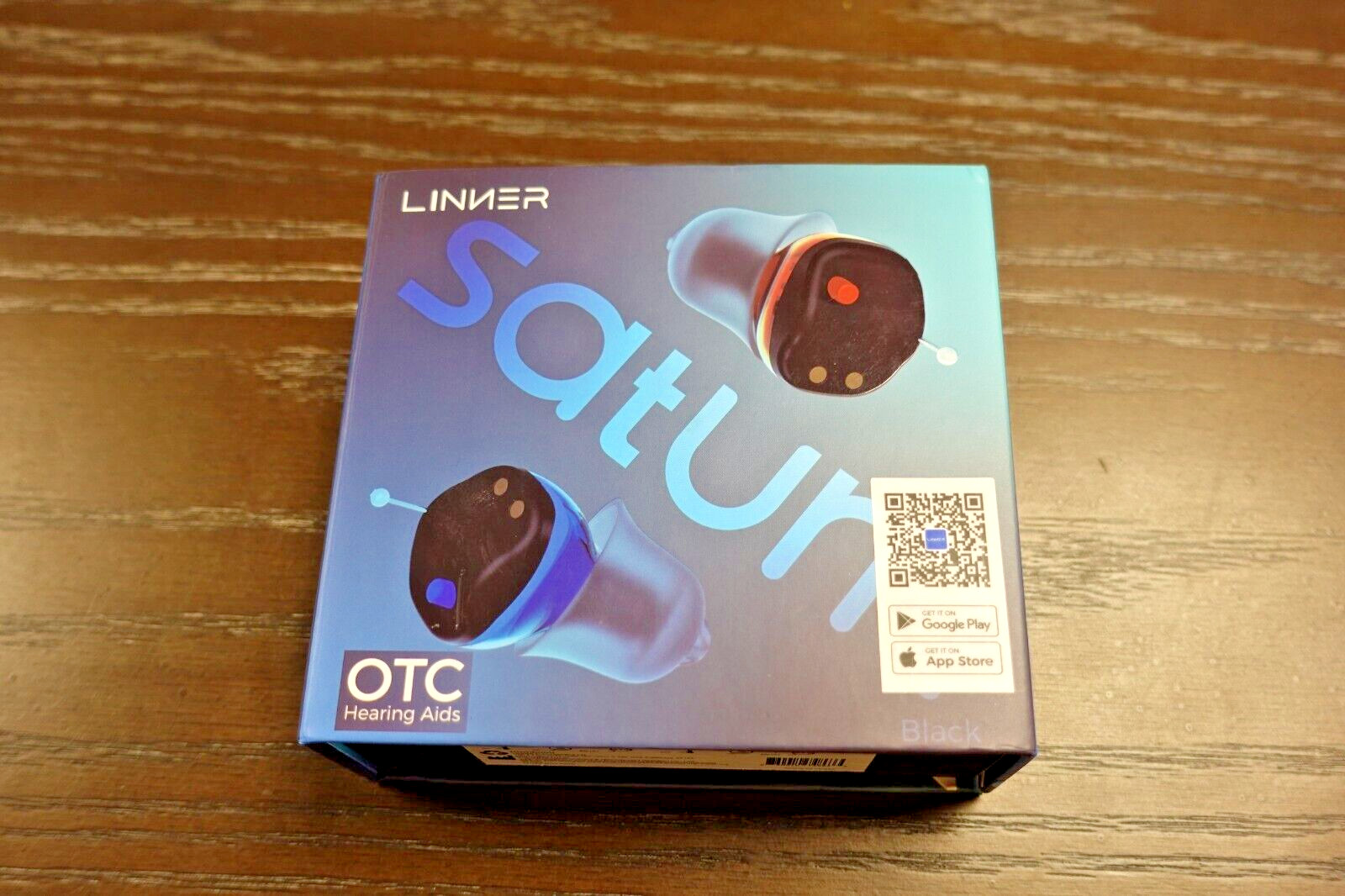 LINNER Saturn Rechargable OTC Nearly Invisible In-Ear Hearing Aids