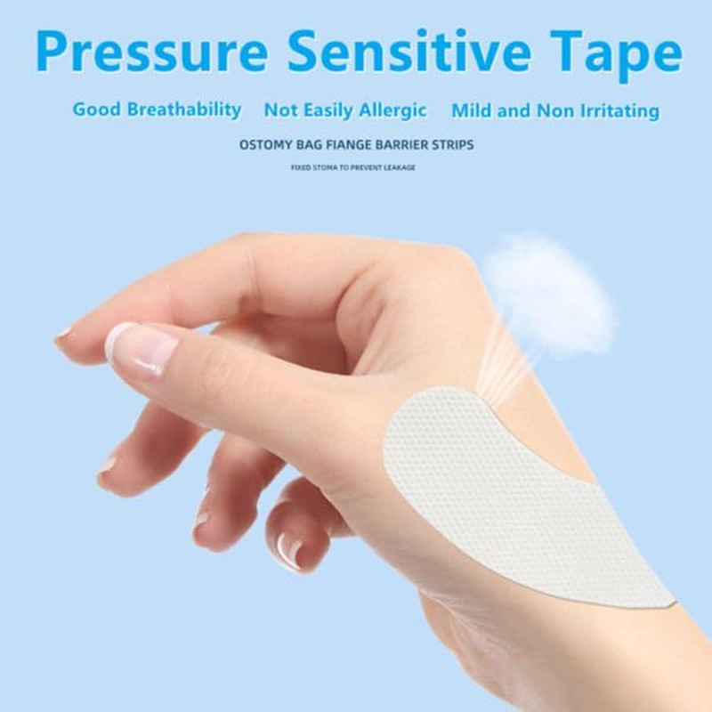 20 Pcs Ostomy Supplies Skin Barrier Strips Waterproof Leak – Skin Adhesive Ostom
