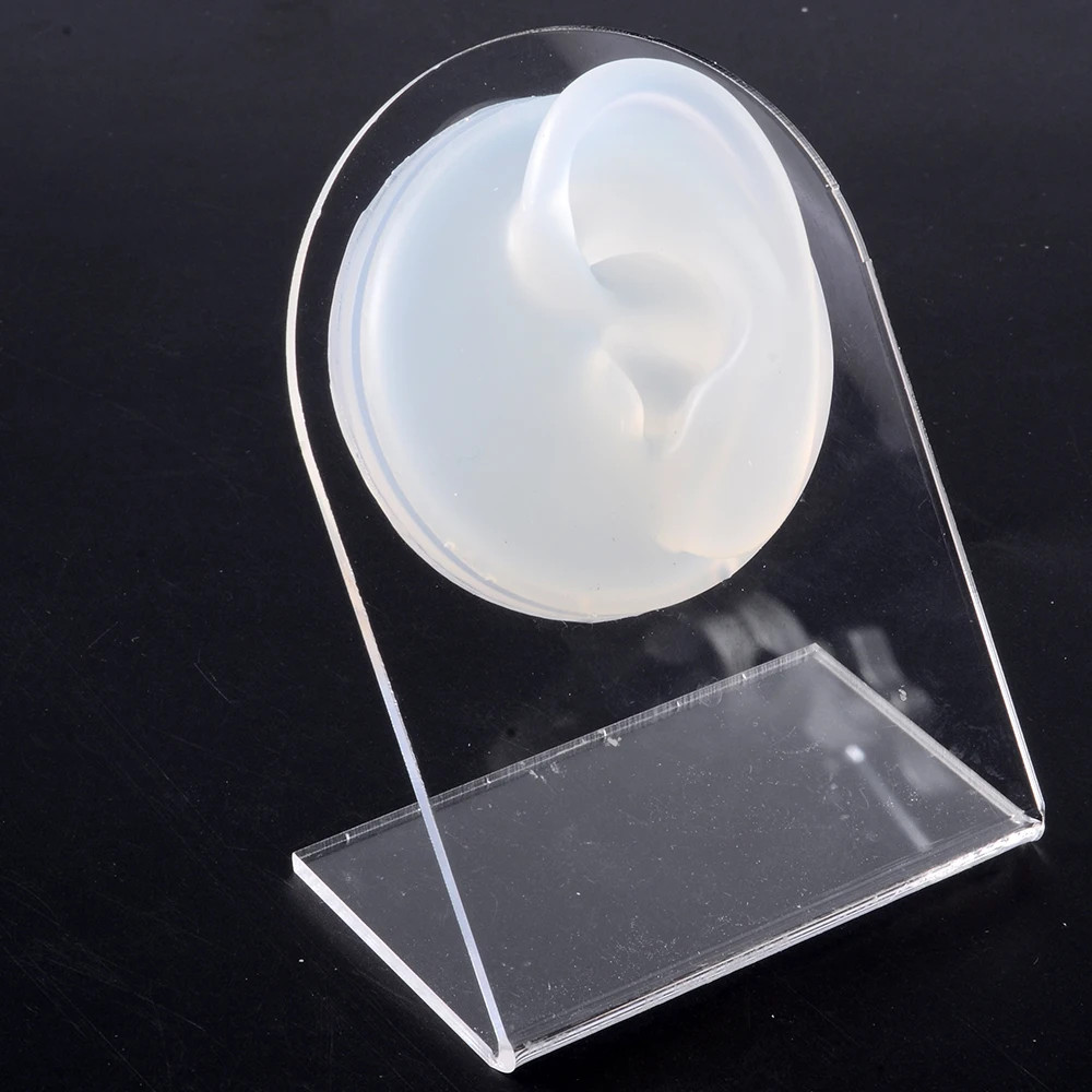 Silicone Ear Model Use for Tattoo Puncture Practice Display Jewelry Tool Body Pi