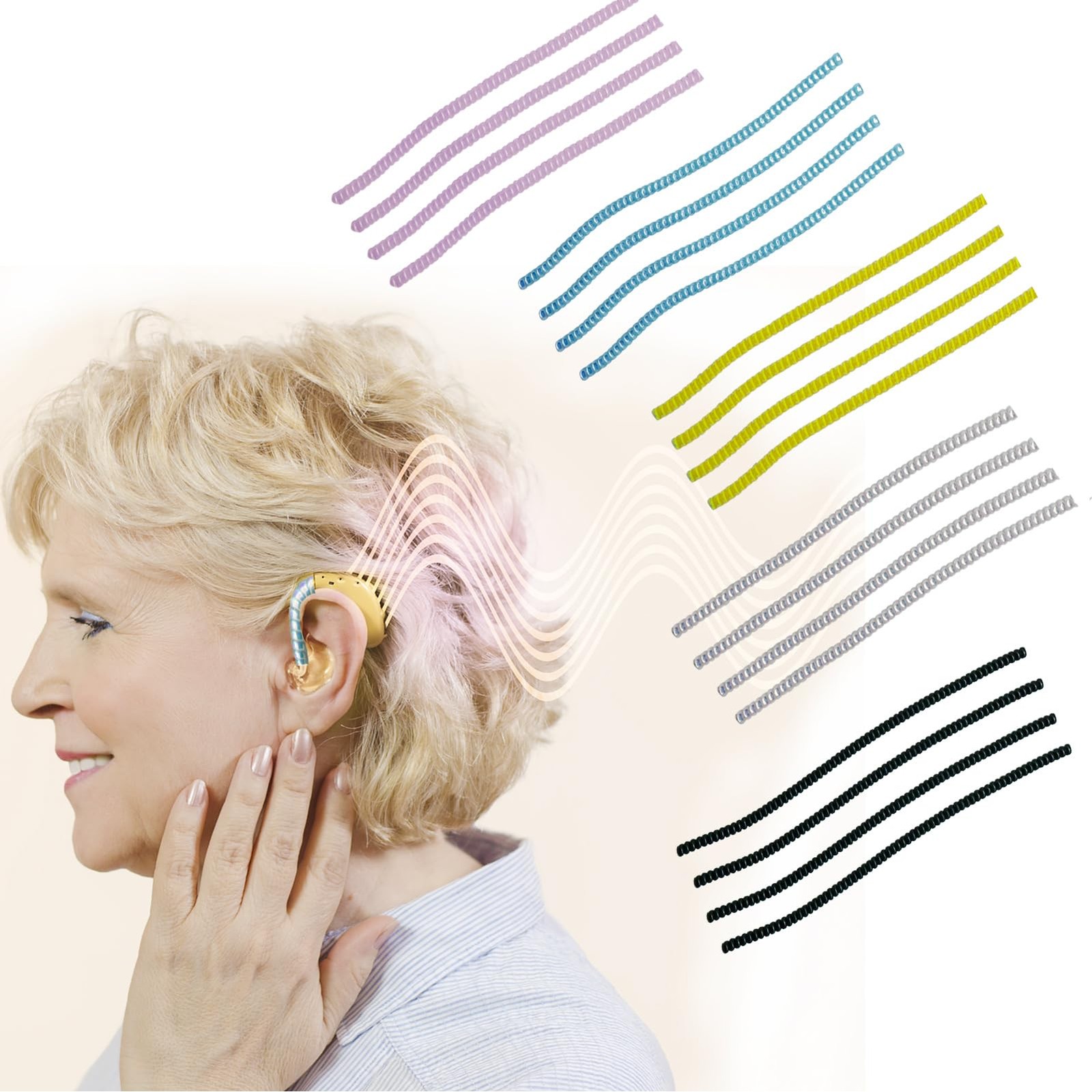 20Pcs Cochlear Implant Cable Wraps – Colorful Twist Protectors to Safeguard a…