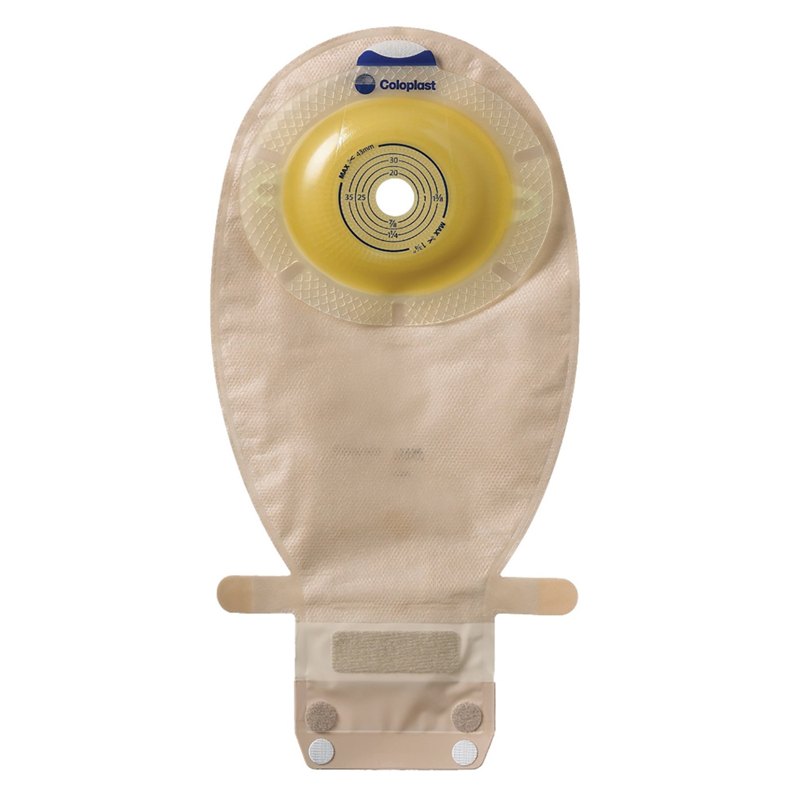 SenSura Ostomy Pouch Drainable 5/8 to 1-11/16 Inch Stoma 1pc System 15696 10 Ct