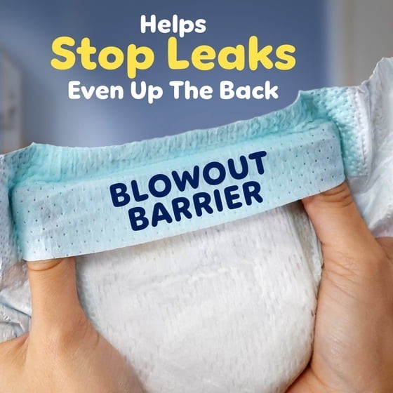 Pampers Swaddlers Overnight Zzz Baby Diapers Size 4 58 Count Leak Protection