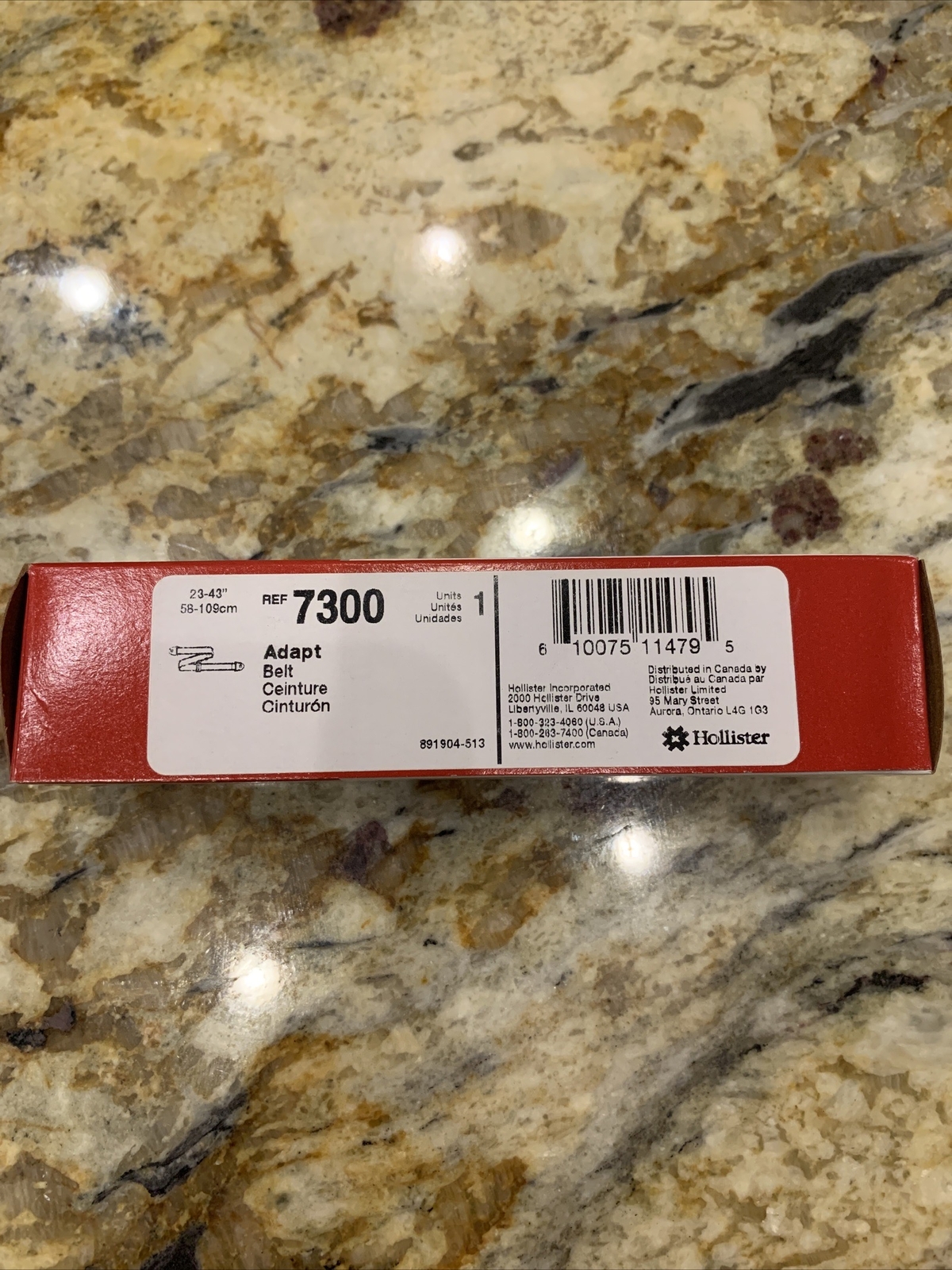 1 Hollister 7300 Adapt Belts 23″-43” Beige Exp 2024
