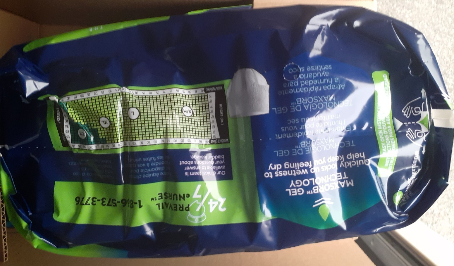 Prevail Daily Underwear 2XL 68-80 Maximum Absorbency 12 Count Sealed Package