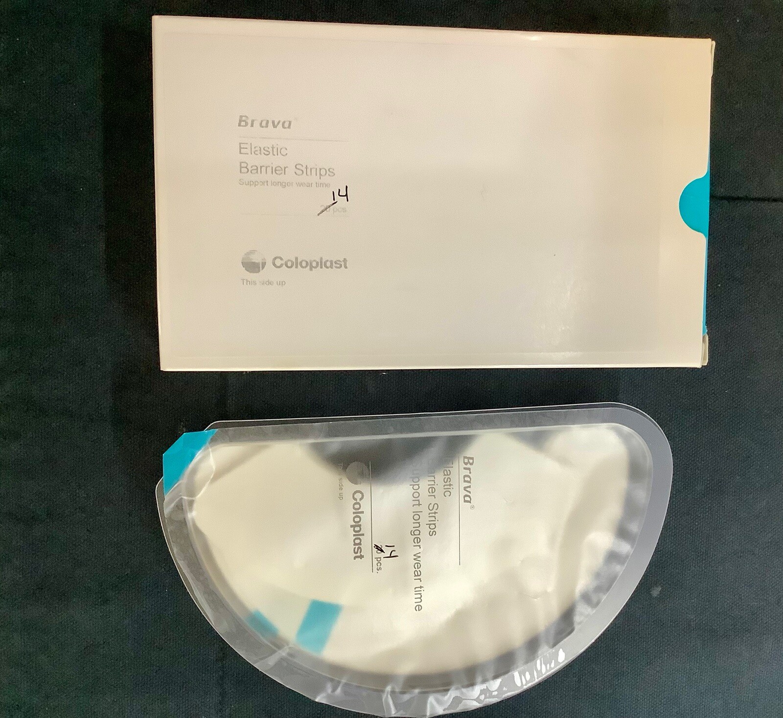 New 14 Coloplast Brava 120700 Elastic Barrier Strips.