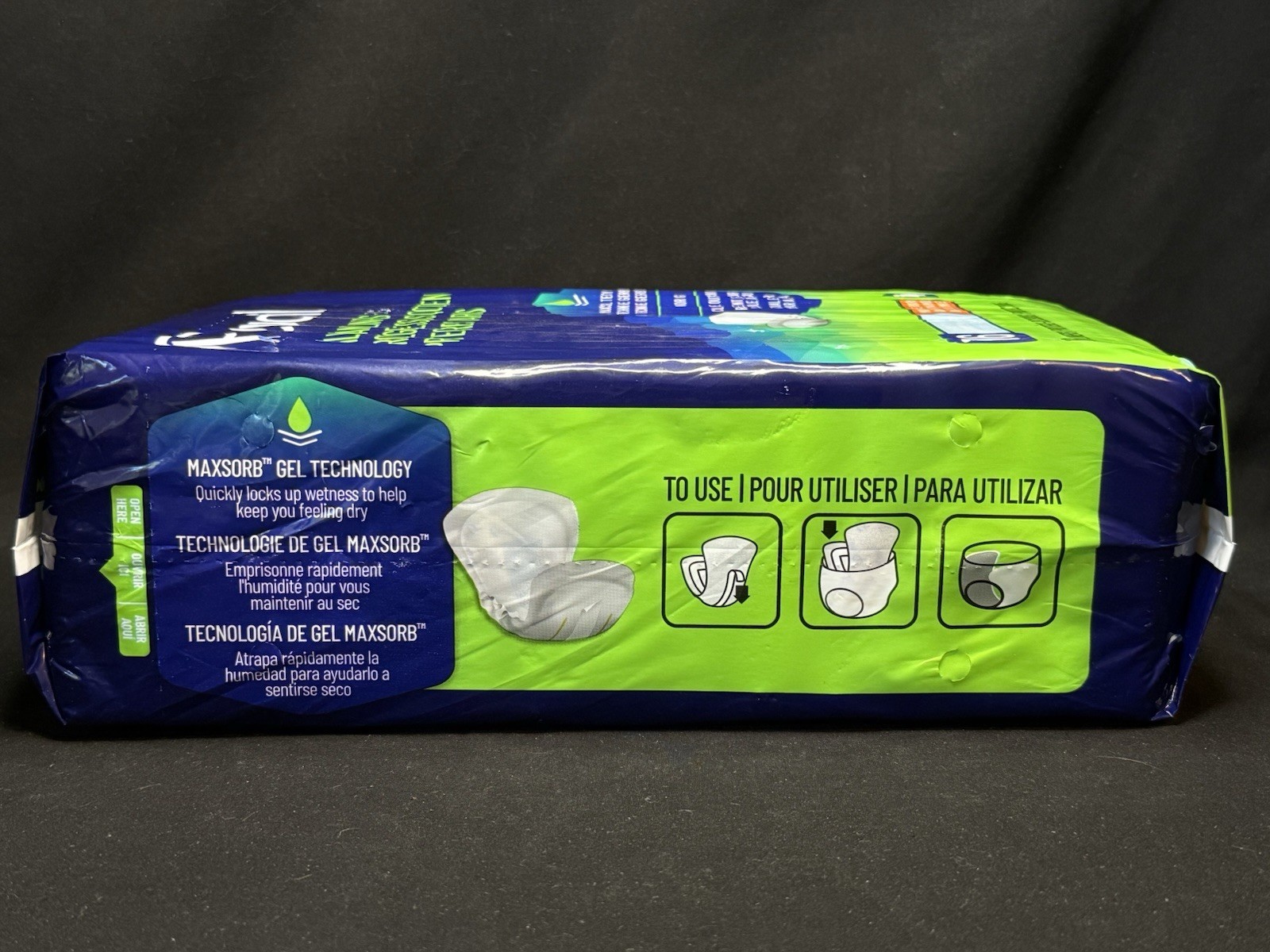 Prevail Pant Liner Elastic Large Plus 13” x 28” – Lot of 48