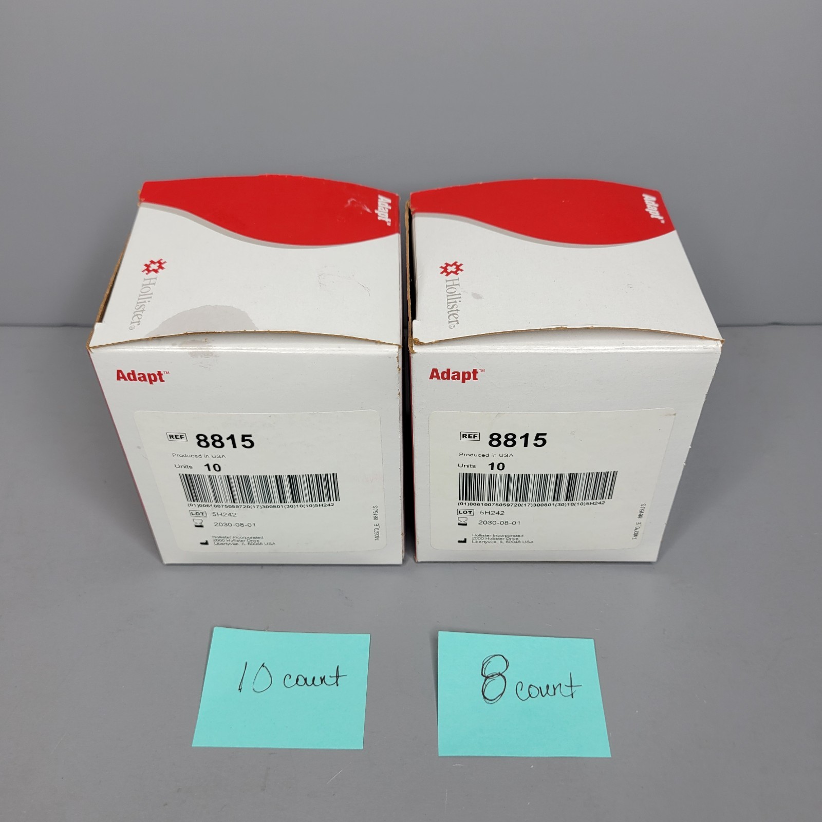 2 Hollister CeraPlus Ring Ostomy Barrier Rings 8815 Box of 18 Slim Exp 08/2030